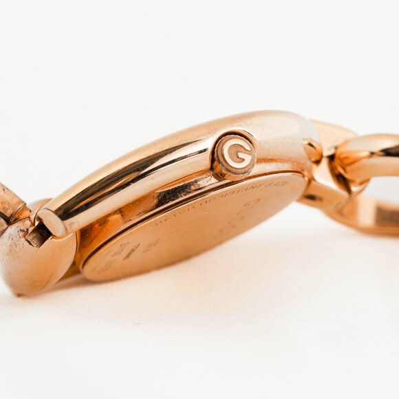 Gucci YA139507 Rose Gold Horsebit Bangle Watch - Picture 4 of 6